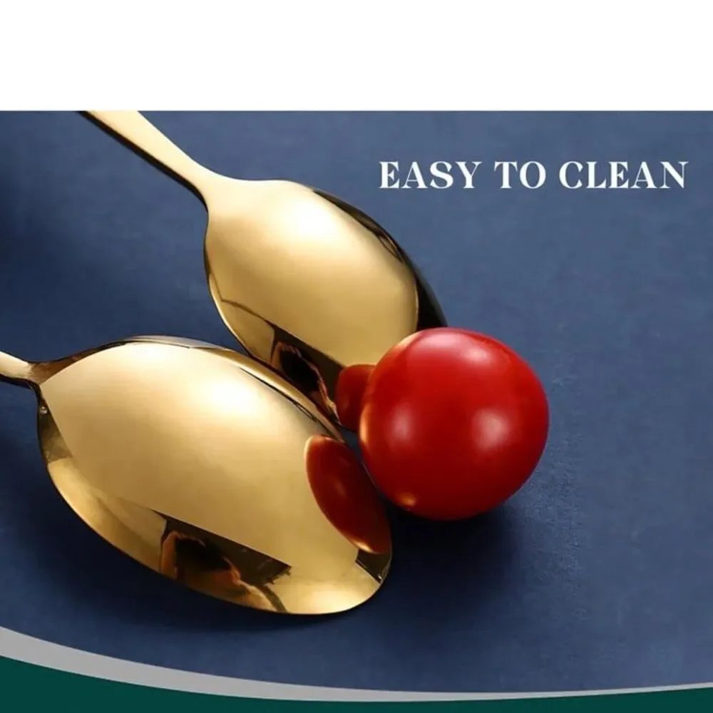 Gold- plated stainless steel natural bamboo cutlery set by US designers Natalia